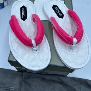 Women’s Tom Ford flip-flop sandals size 39.5 made in Italy
